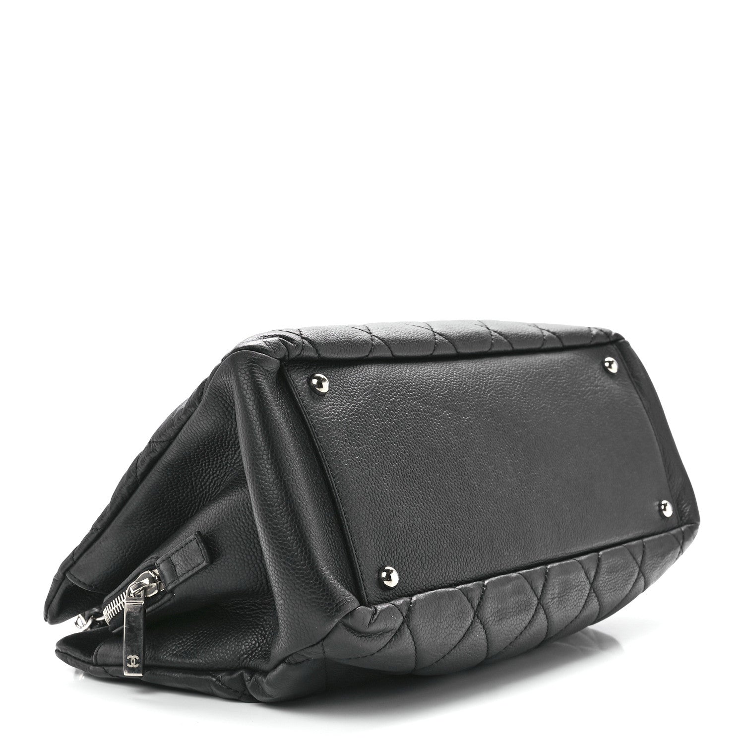 Chanel Caviar Quilted Timeless CC Soft Tote Black 3 of 10