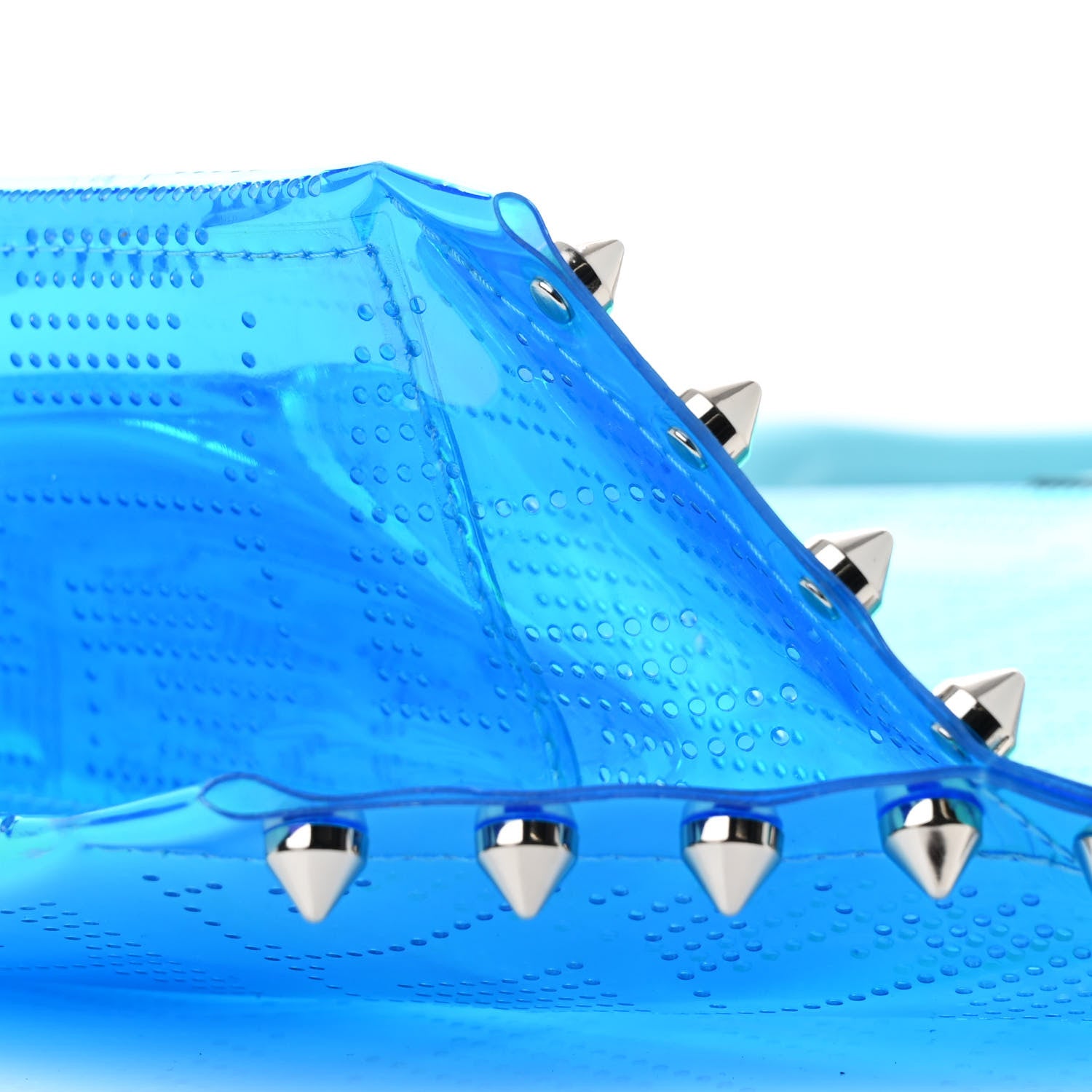 Christian Louboutin Techno Perforated TPU Calfskin Cabalou Flash Blue 10 of 10