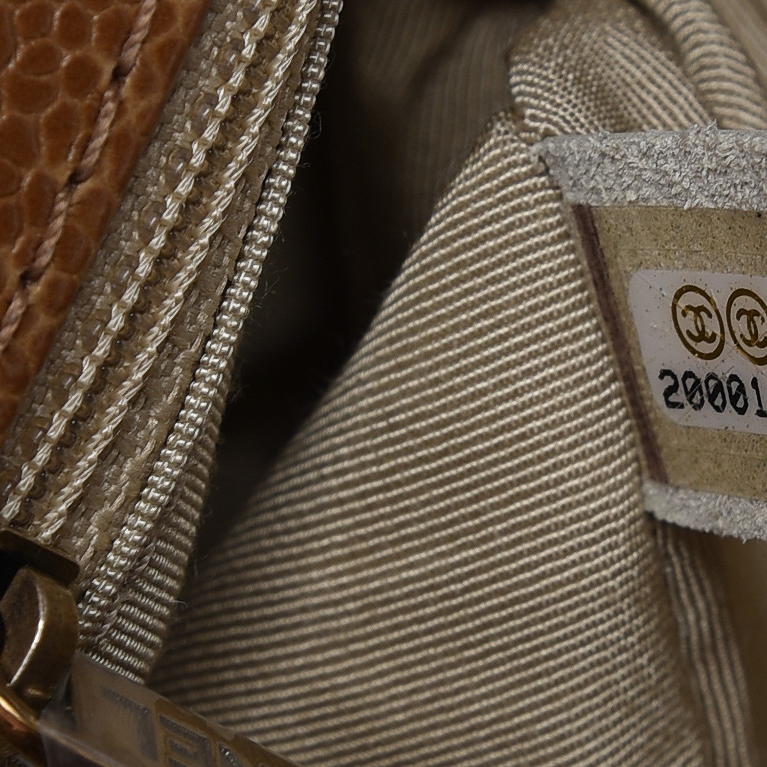 Chanel Caviar Quilted New Medium Boy Flap Light Brown 7 of 8