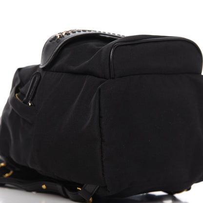 Stella McCartney Nylon Eco Alter Nappa Mini Falabella GO Backpack Black 6 of 9