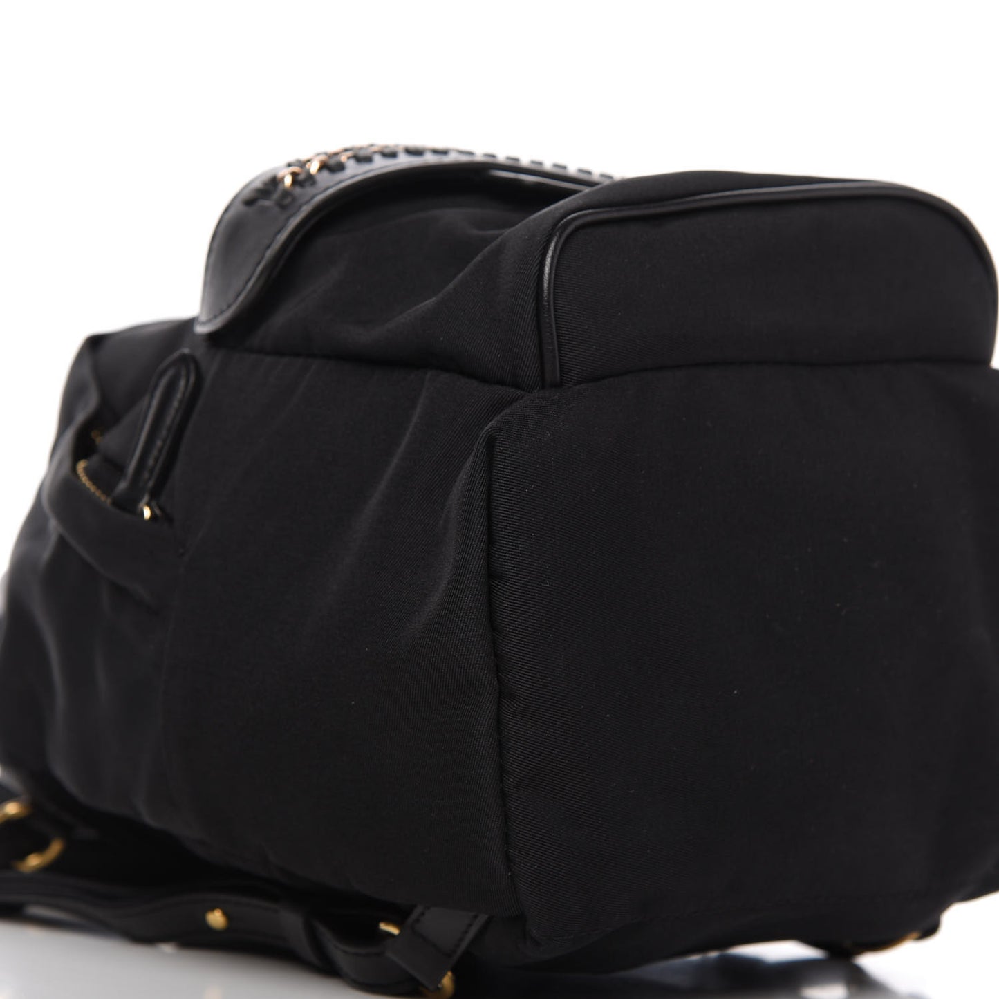 Nylon Eco Alter Nappa Mini Falabella GO Backpack Black