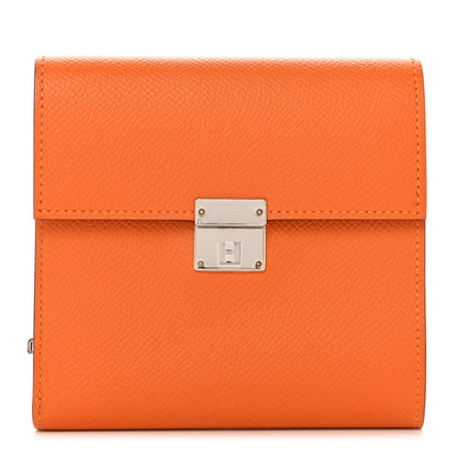 Hermes Epsom Clic 12 Wallet Orange 1 of 10