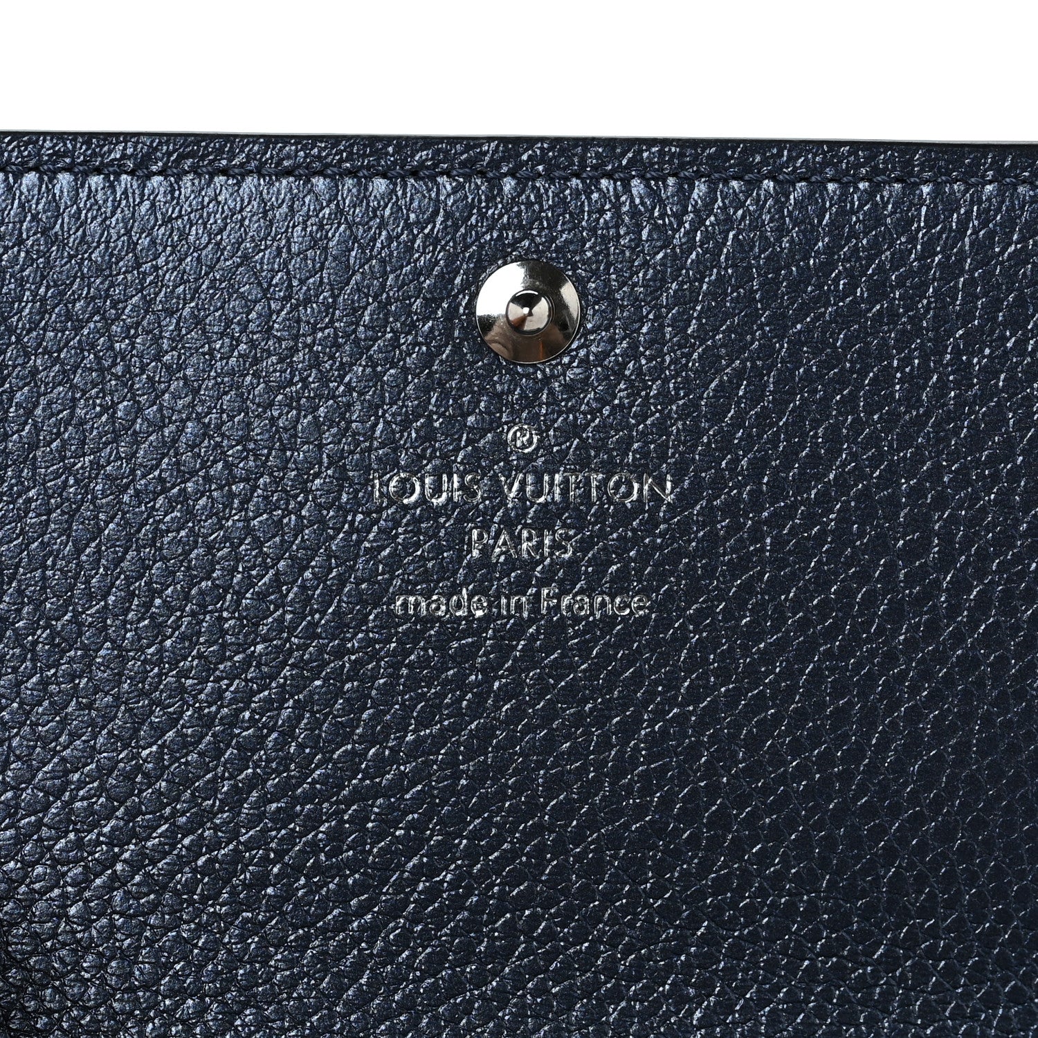 Louis Vuitton Metallic Empreinte Business Card Holder Navy Nacre 6 of 8