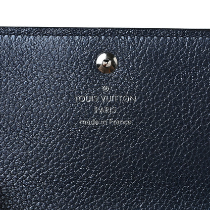Louis Vuitton Metallic Empreinte Business Card Holder Navy Nacre 6 of 8