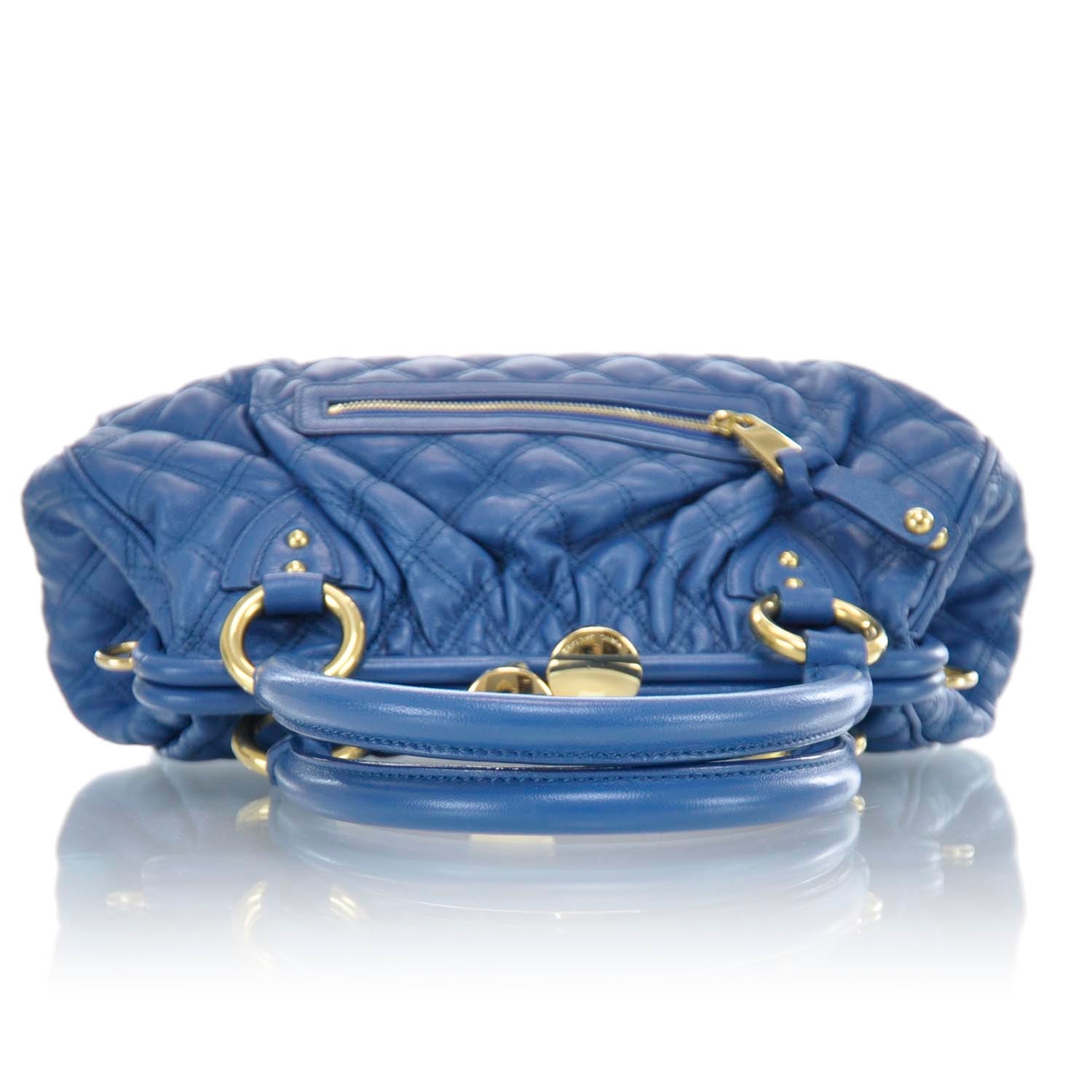 Marc Jacobs Quilted Leather Stam Marine 4 of 13