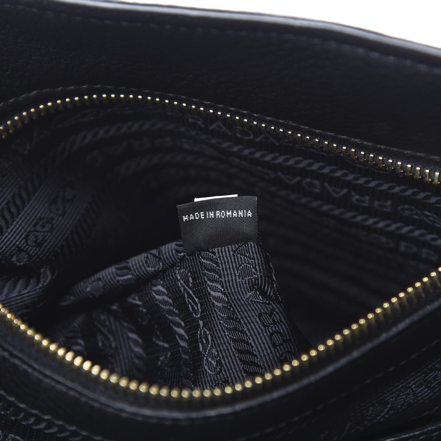 Prada Vitello Daino Tote Black 7 of 12