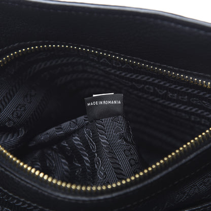 Prada Vitello Daino Tote Black 7 of 12
