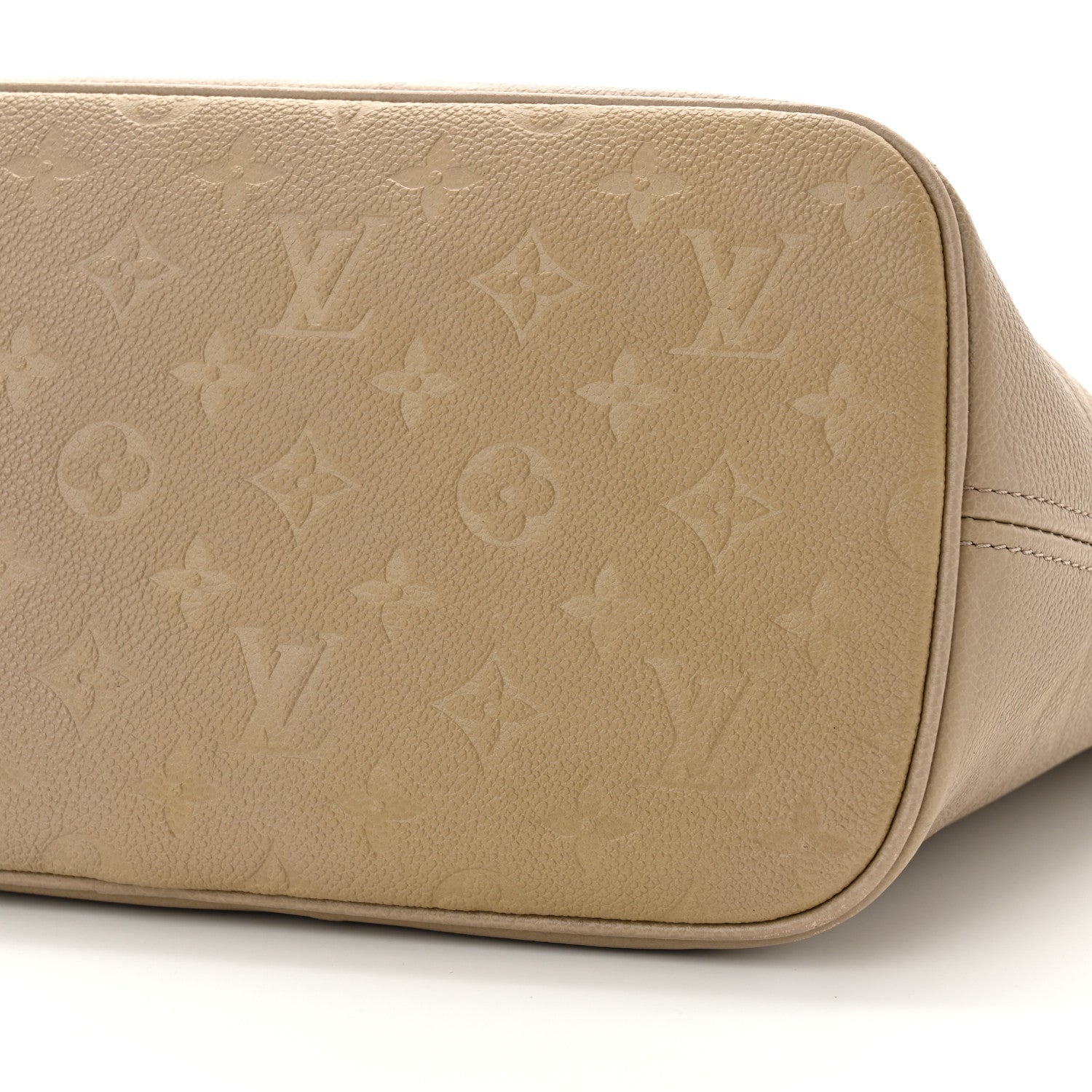Louis Vuitton Empreinte Monogram Giant Neverfull MM Tourterelle 10 of 13