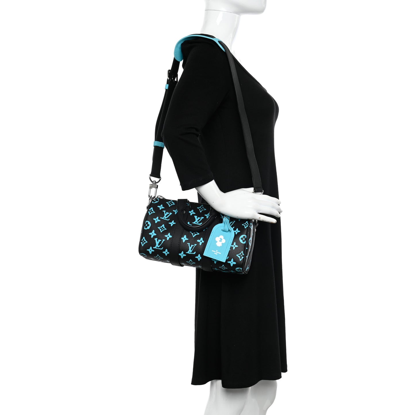 Monogram Playground Keepall Bandouliere 25 Black