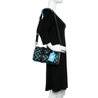 Louis Vuitton Monogram Playground Keepall Bandouliere 25 Black 2 of 10