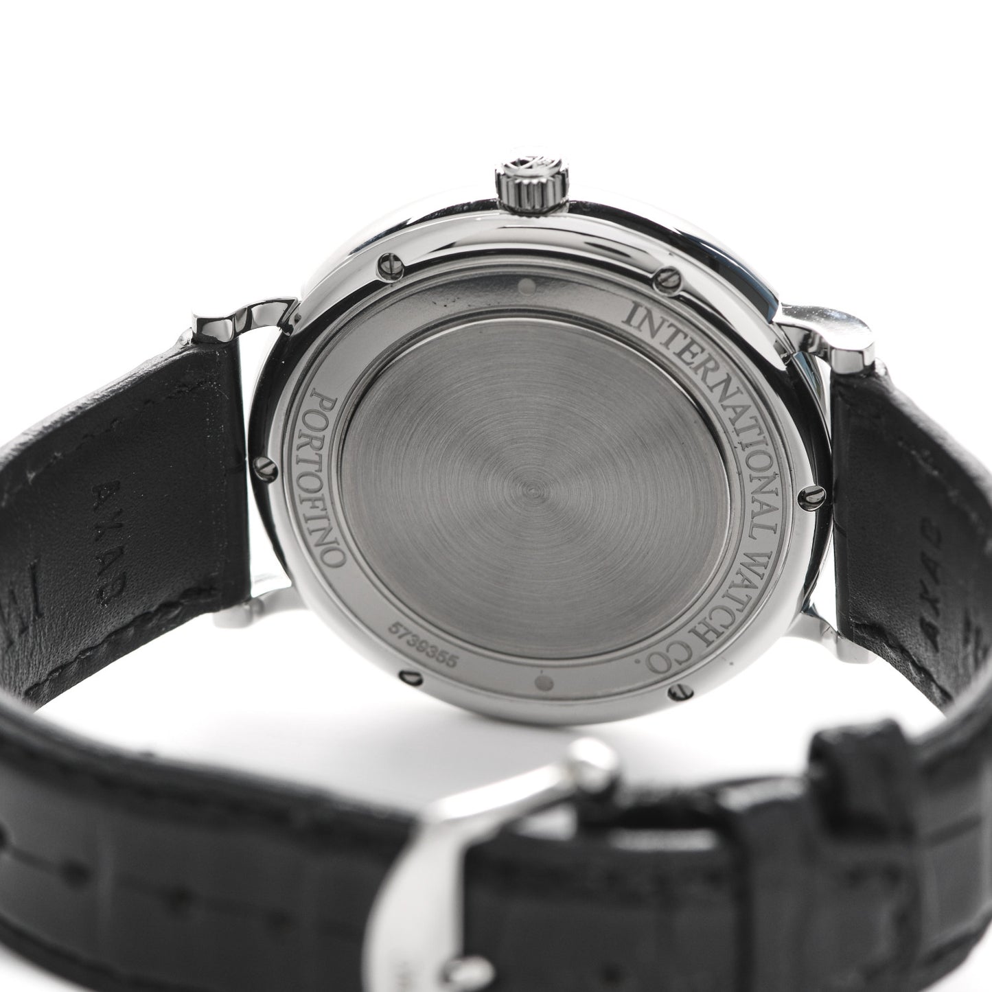 Stainless Steel Alligator 40mm Portofino Automatic Watch IW356501