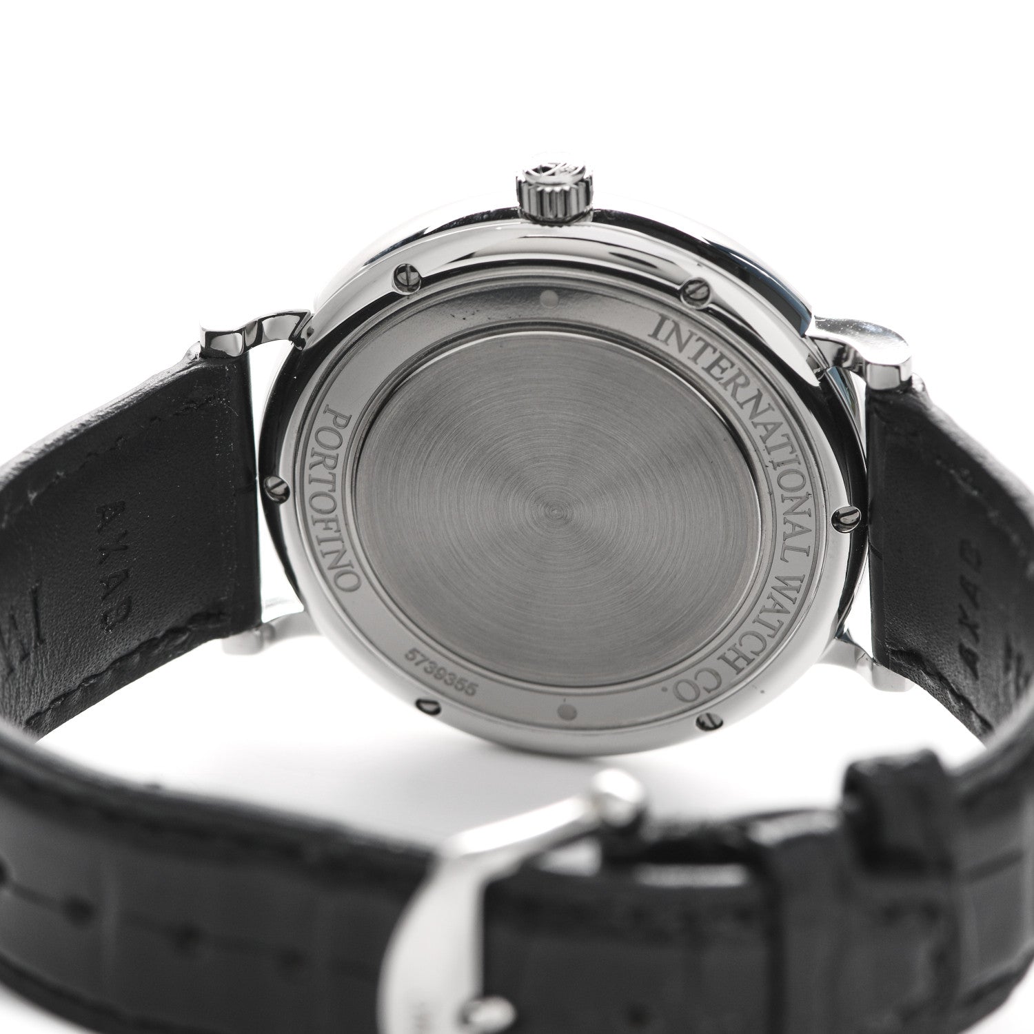 IWC Stainless Steel Alligator 40mm Portofino Automatic Watch IW356501 4 of 6