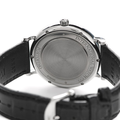 IWC Stainless Steel Alligator 40mm Portofino Automatic Watch IW356501 4 of 6