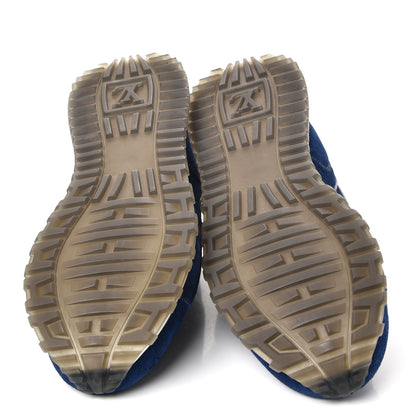 Louis Vuitton Suede Run Away Sneakers 38 Blue 5 of 8