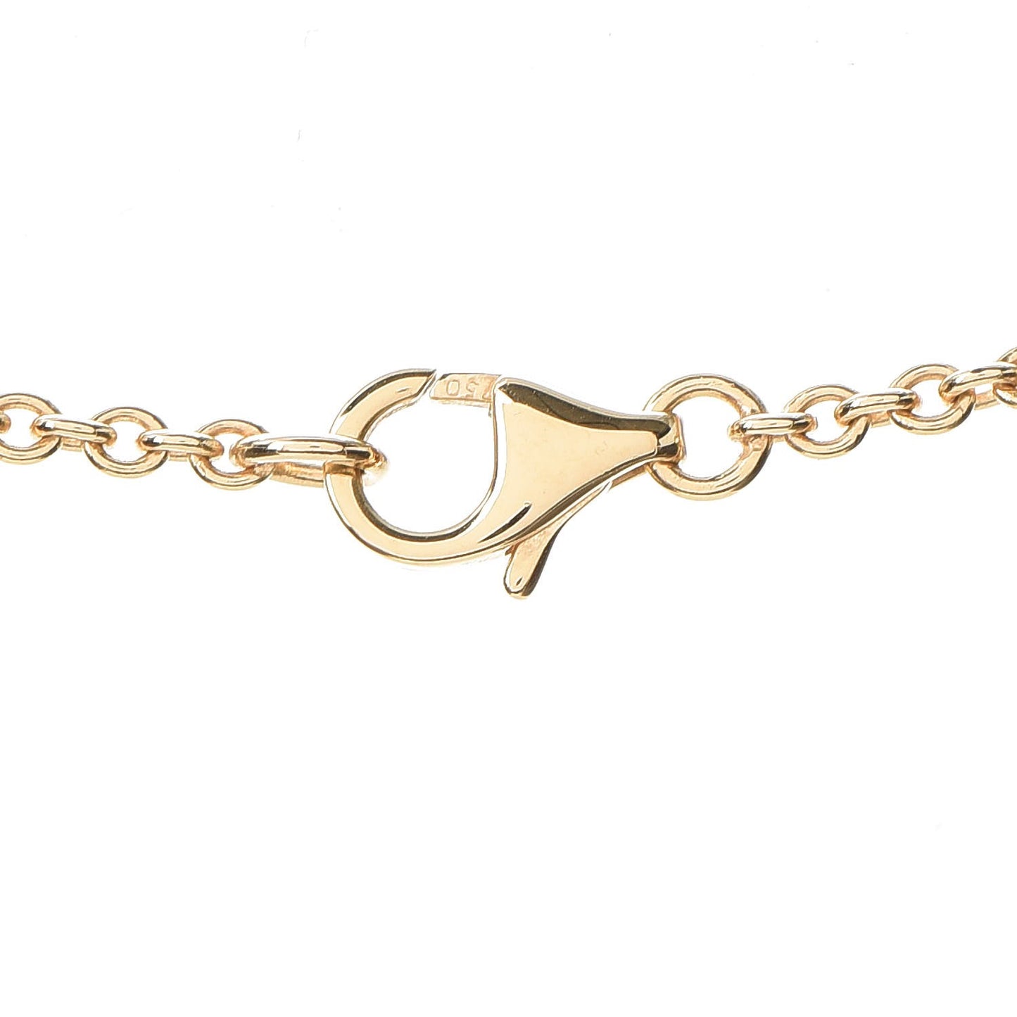 18K Yellow Gold Interlocking LOVE Necklace