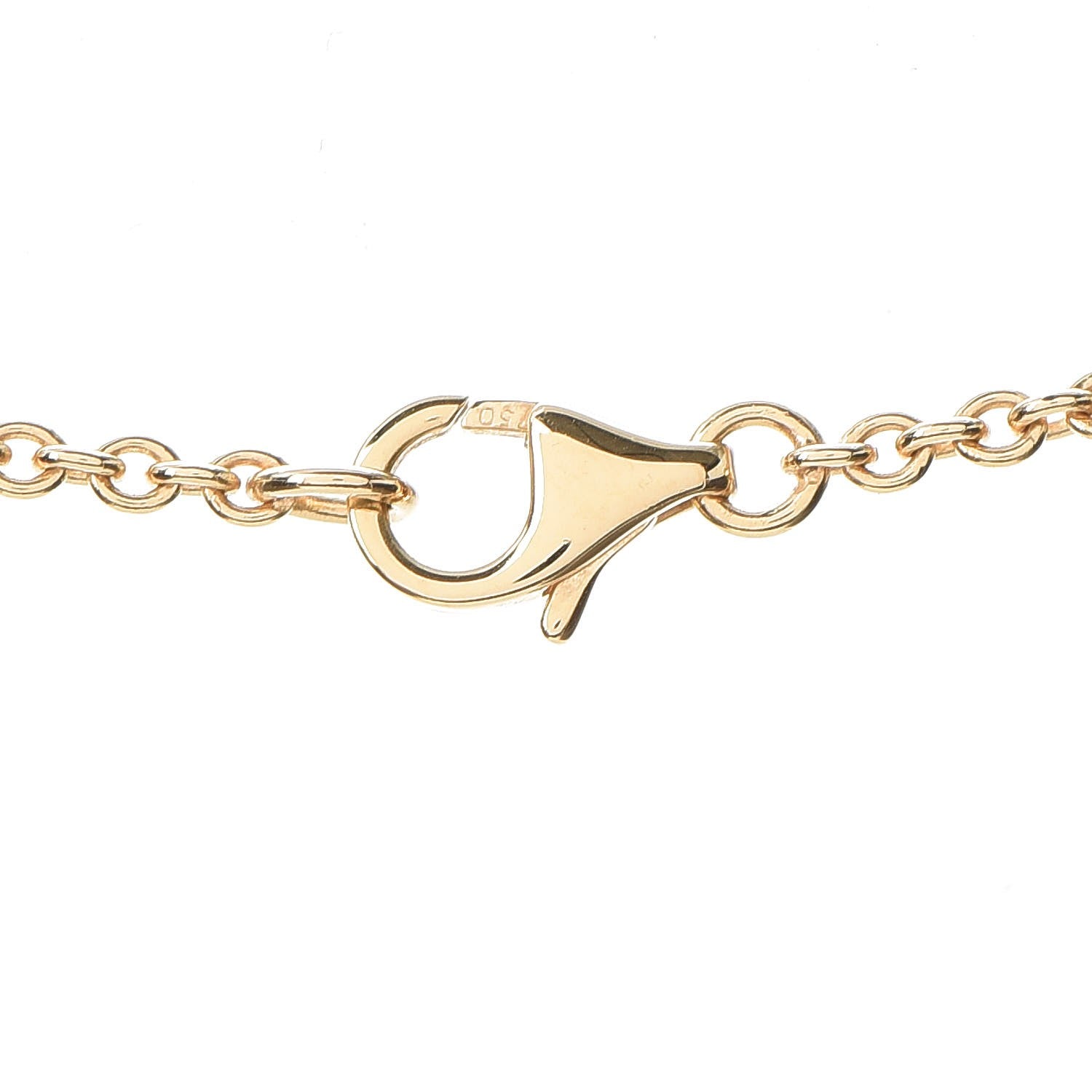 Cartier 18K Yellow Gold Interlocking LOVE Necklace 5 of 9