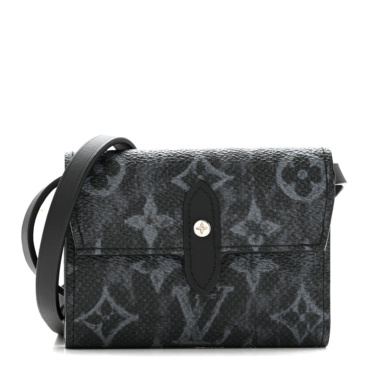 Louis Vuitton Monogram Pastel Cross Card Holder Black 1 of 10