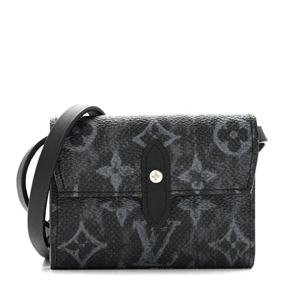 Louis Vuitton Monogram Pastel Cross Card Holder Black 1 of 10