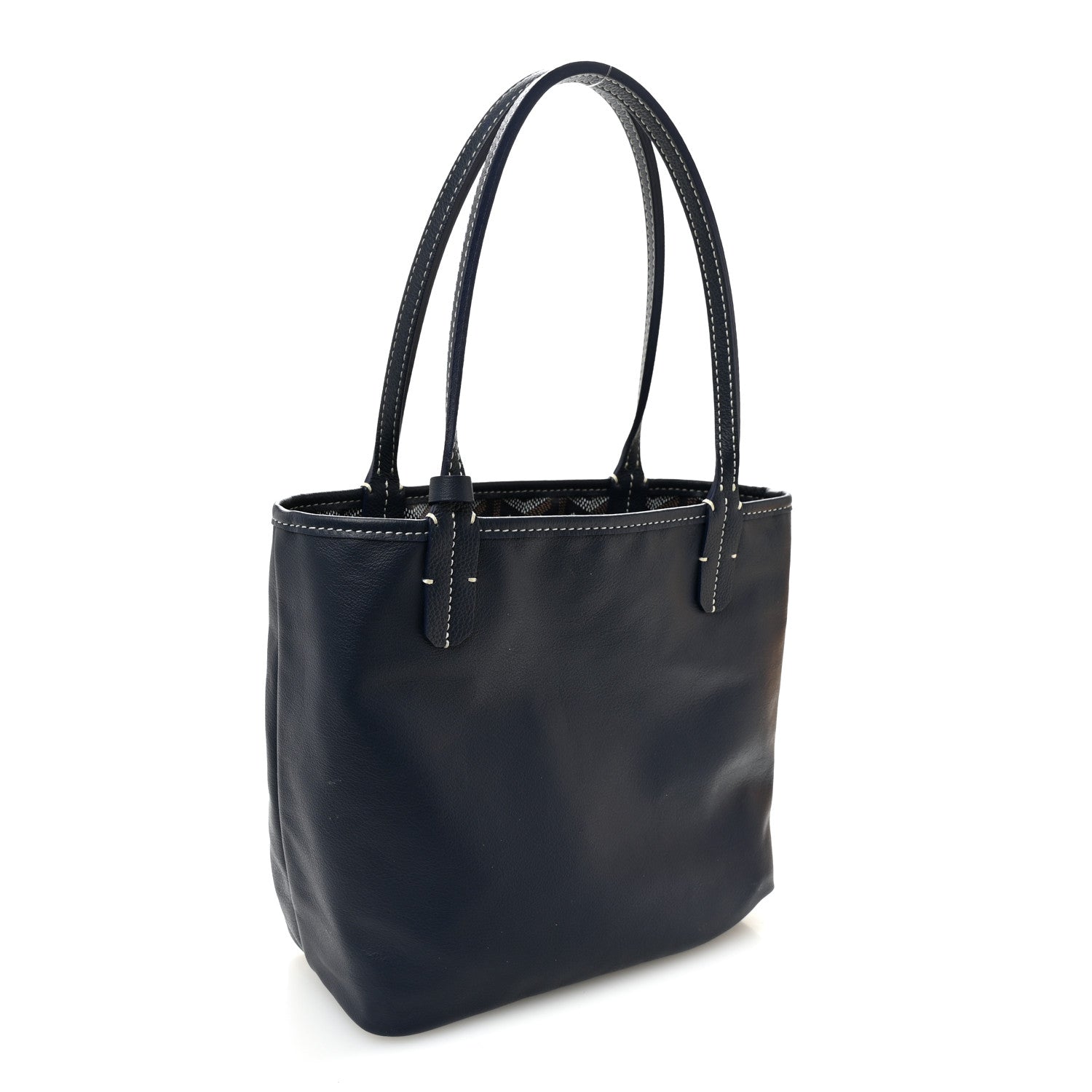 Goyard Goyardine Reversible Mini Anjou Navy 6 of 16