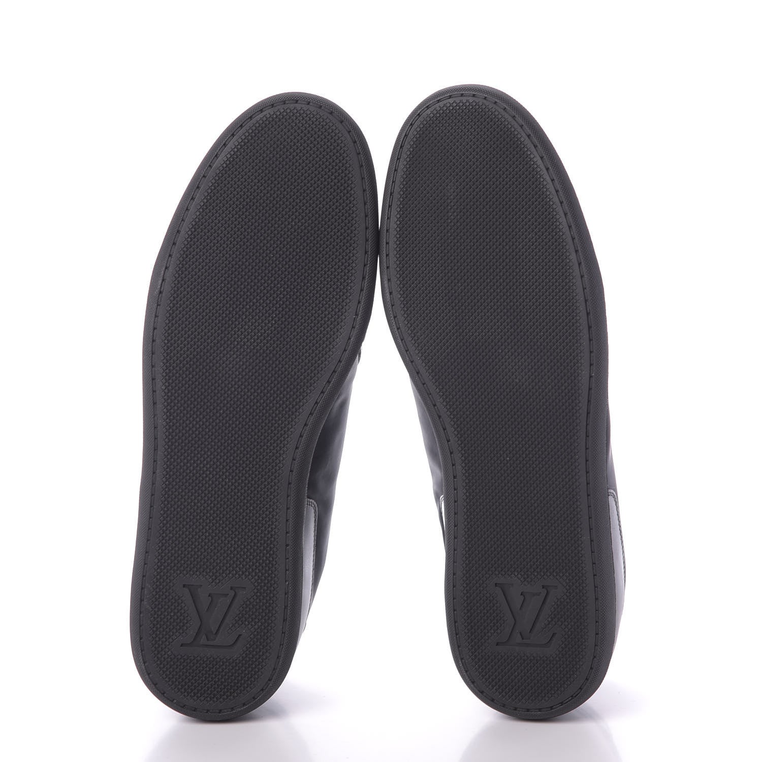 Louis Vuitton Calfskin Nylon Pulse Sneaker 9 Black 7 of 10