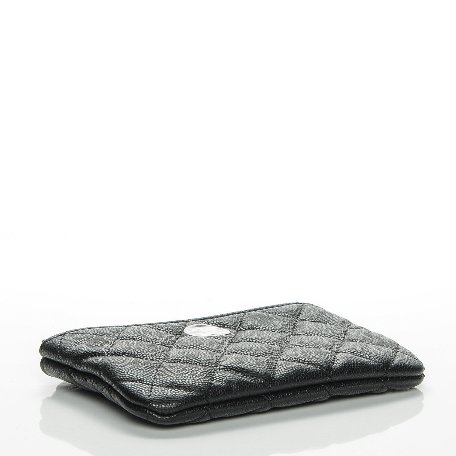 Chanel Caviar Quilted Small Cosmetic Case Black 4 of 7
