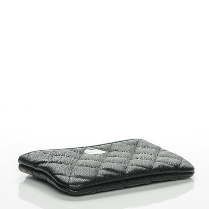 Chanel Caviar Quilted Small Cosmetic Case Black 4 of 7