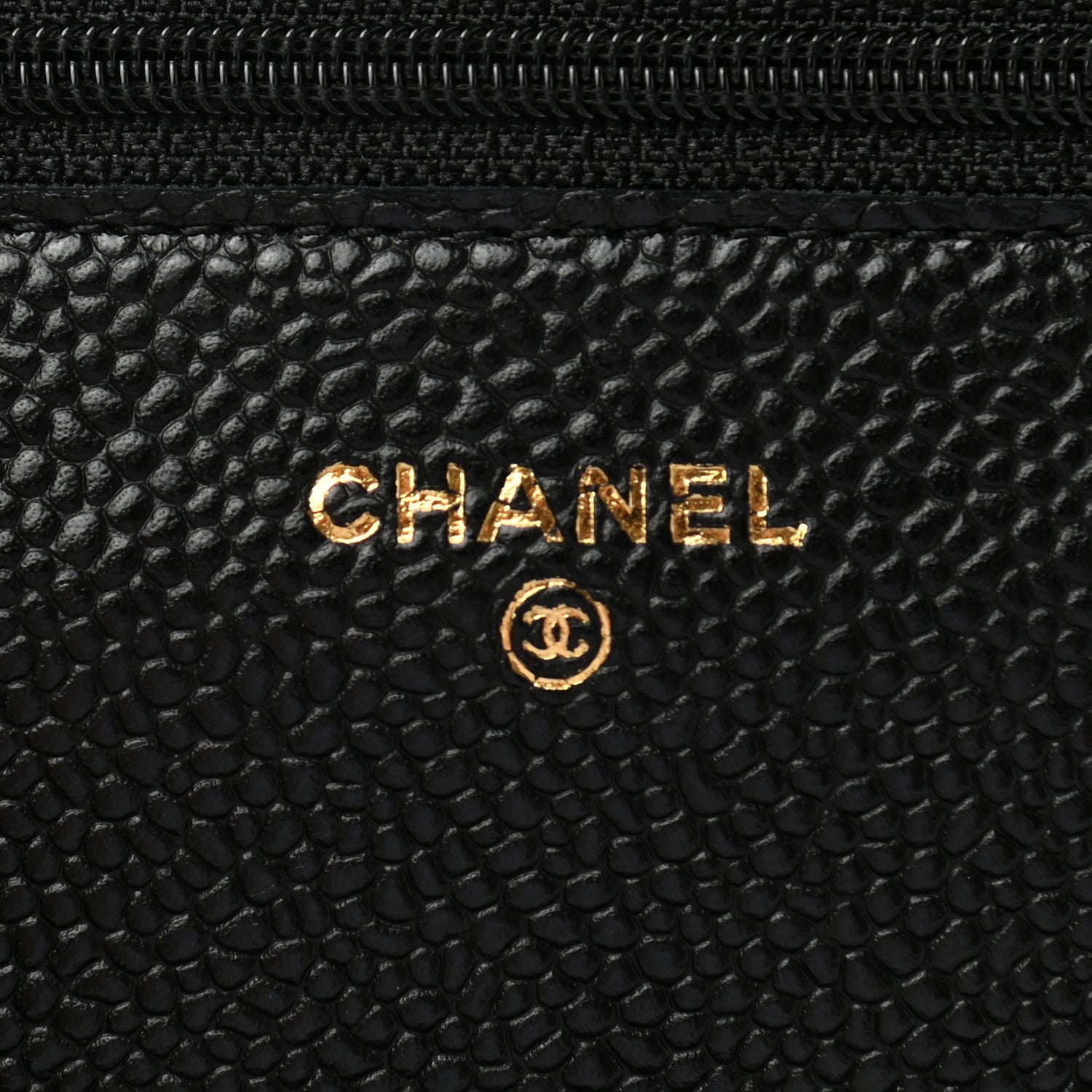 Chanel Caviar Quilted Wallet On Chain WOC Black 6 of 10