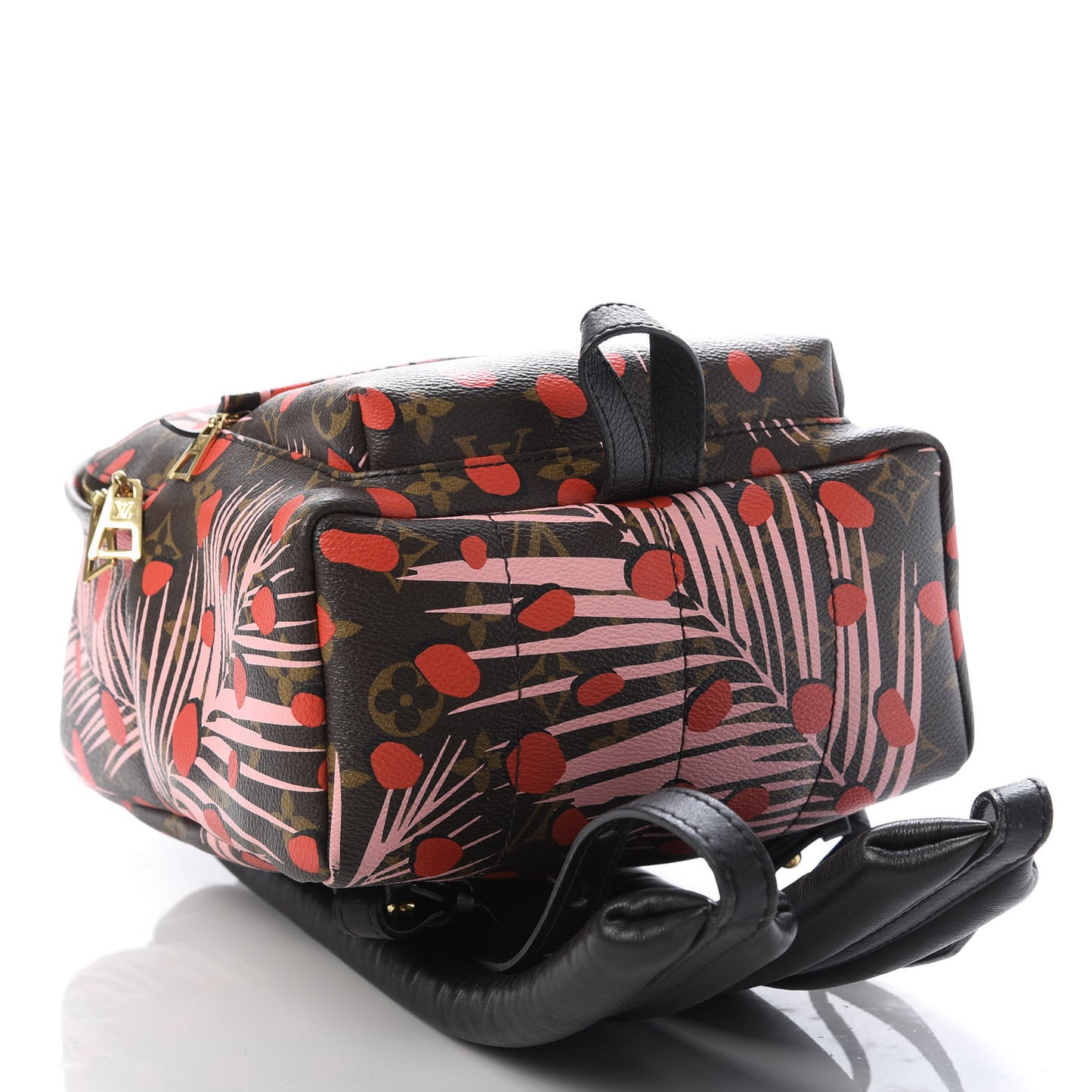 Monogram Jungle Dots Palm Springs Backpack PM Sugar Pink Poppy