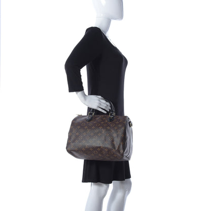 Louis Vuitton Monogram My World Tour Speedy Bandouliere 30 Black 3 of 11