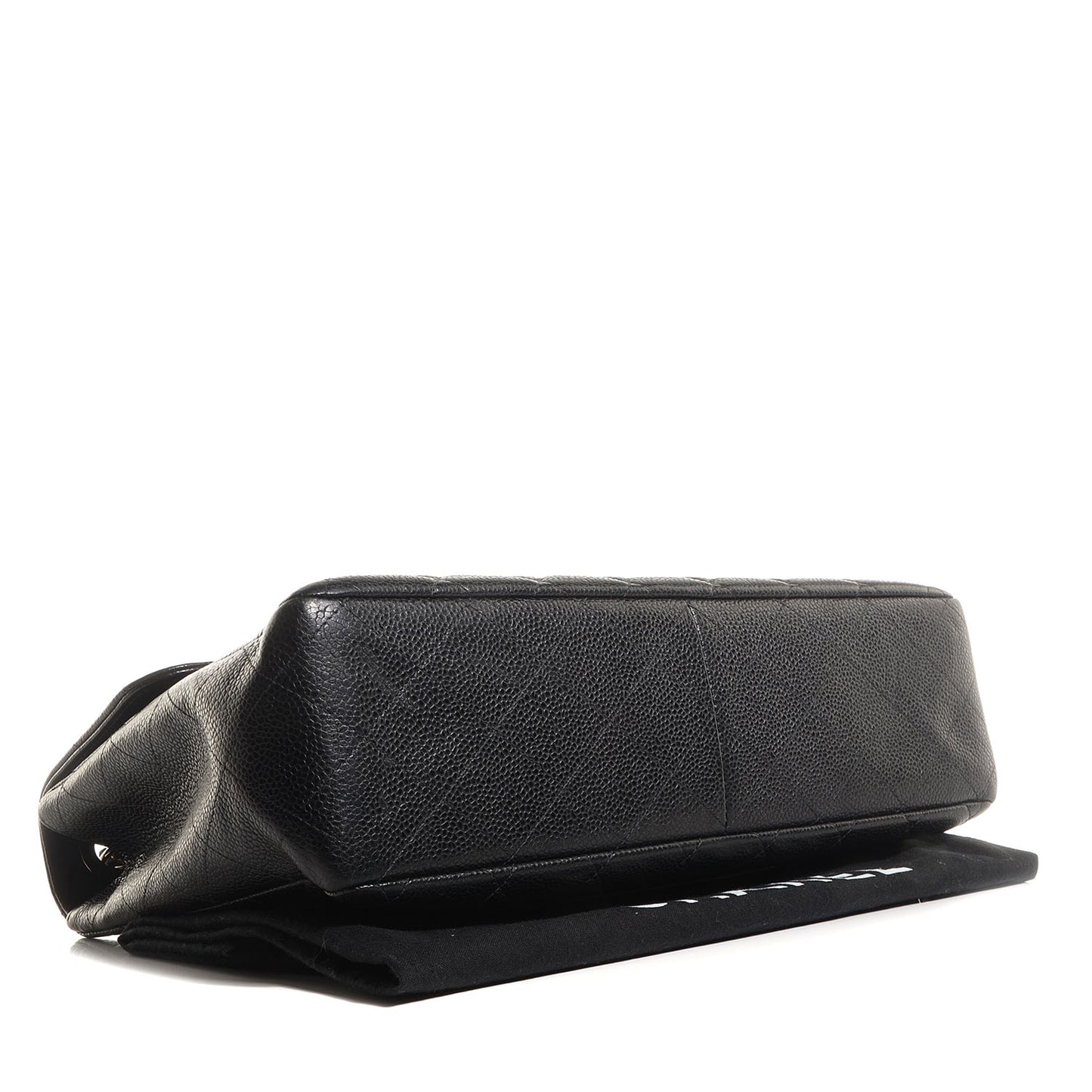 Caviar Jumbo Single Flap Black
