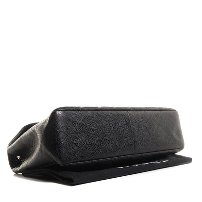 Chanel Caviar Jumbo Single Flap Black 4 of 9