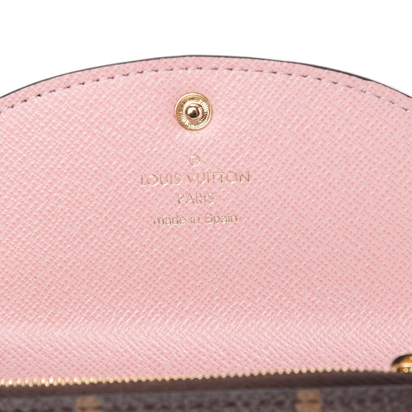 Monogram Rosalie Coin Purse Rose Ballerine