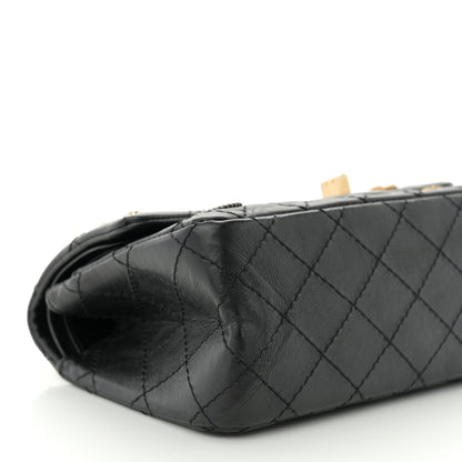 Chanel Aged Calfskin Quilted Casino 2.55 Reissue Mini Flap  Black 9 of 10