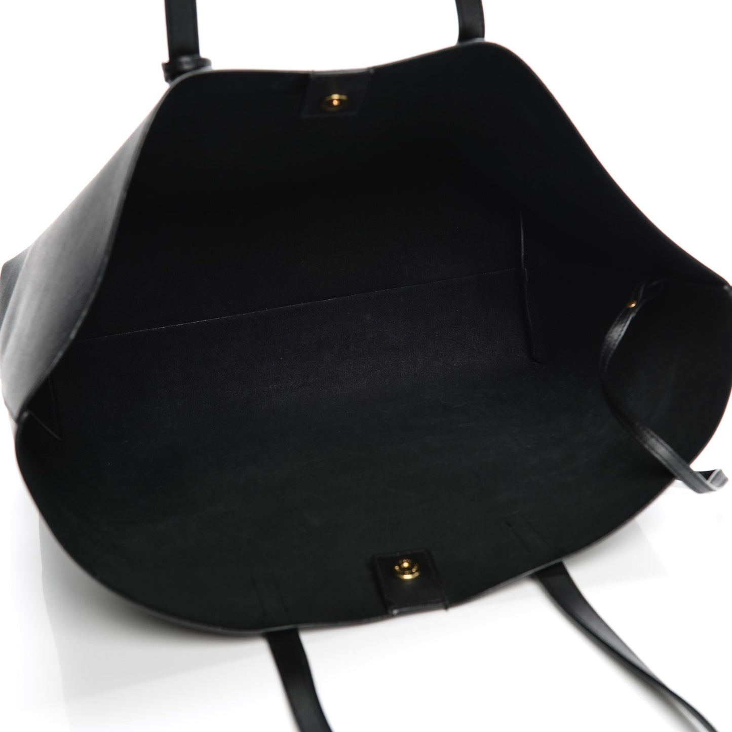 Calfskin Large Shopping Tote Black