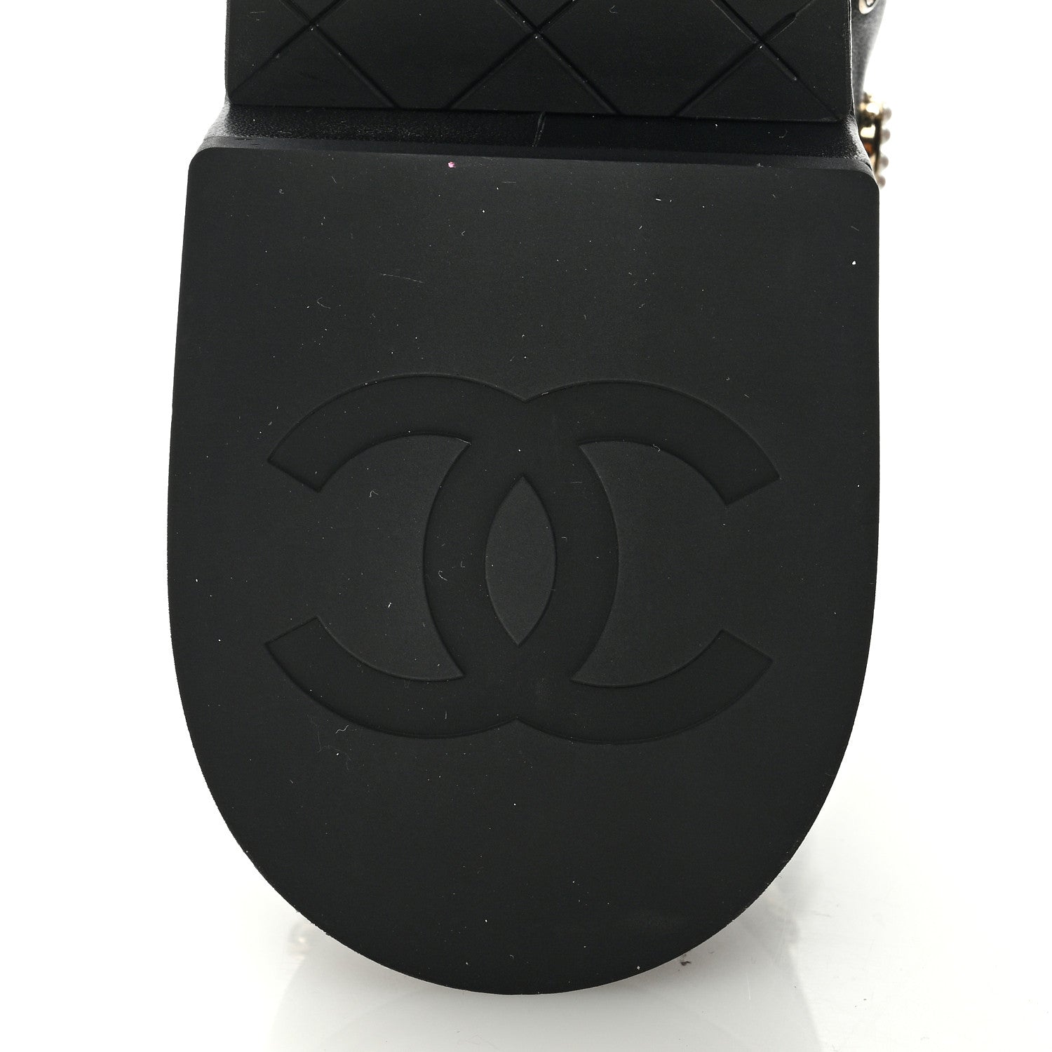 Chanel Lambskin Riveted Cap Toe Short Boots 36 Black 6 of 7
