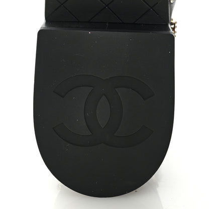 Chanel Lambskin Riveted Cap Toe Short Boots 36 Black 6 of 7