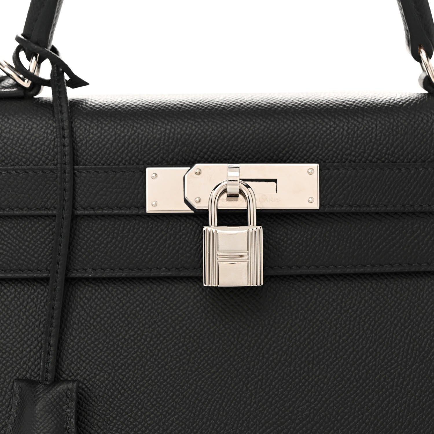 Hermes Epsom Kelly Sellier 28 Black 8 of 12
