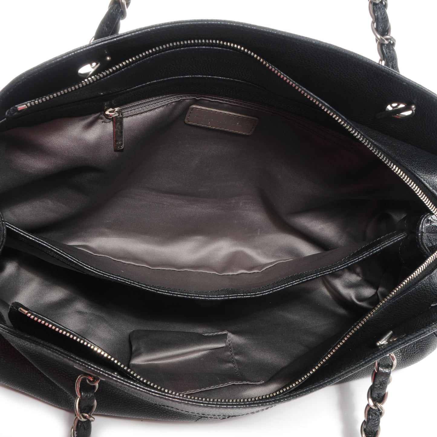 Caviar 31 CC Shoulder Bag Black