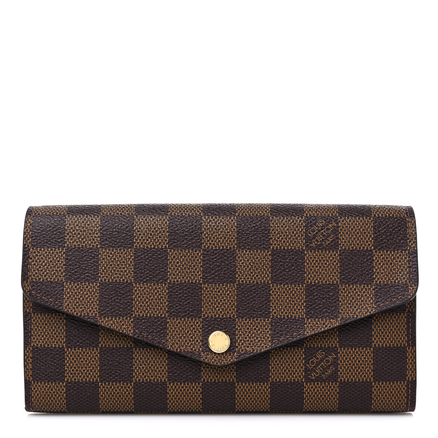 Damier Ebene Sarah Wallet NM Rose Ballerine