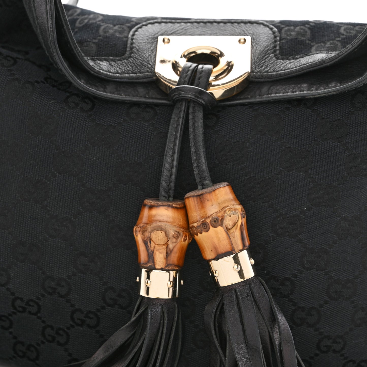 Monogram Medium Indy Top Handle Hobo Black