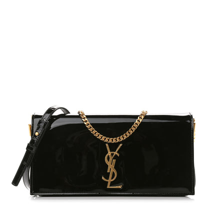 Saint Laurent Patent Medium Monogram Kate 99 Black 1 of 8