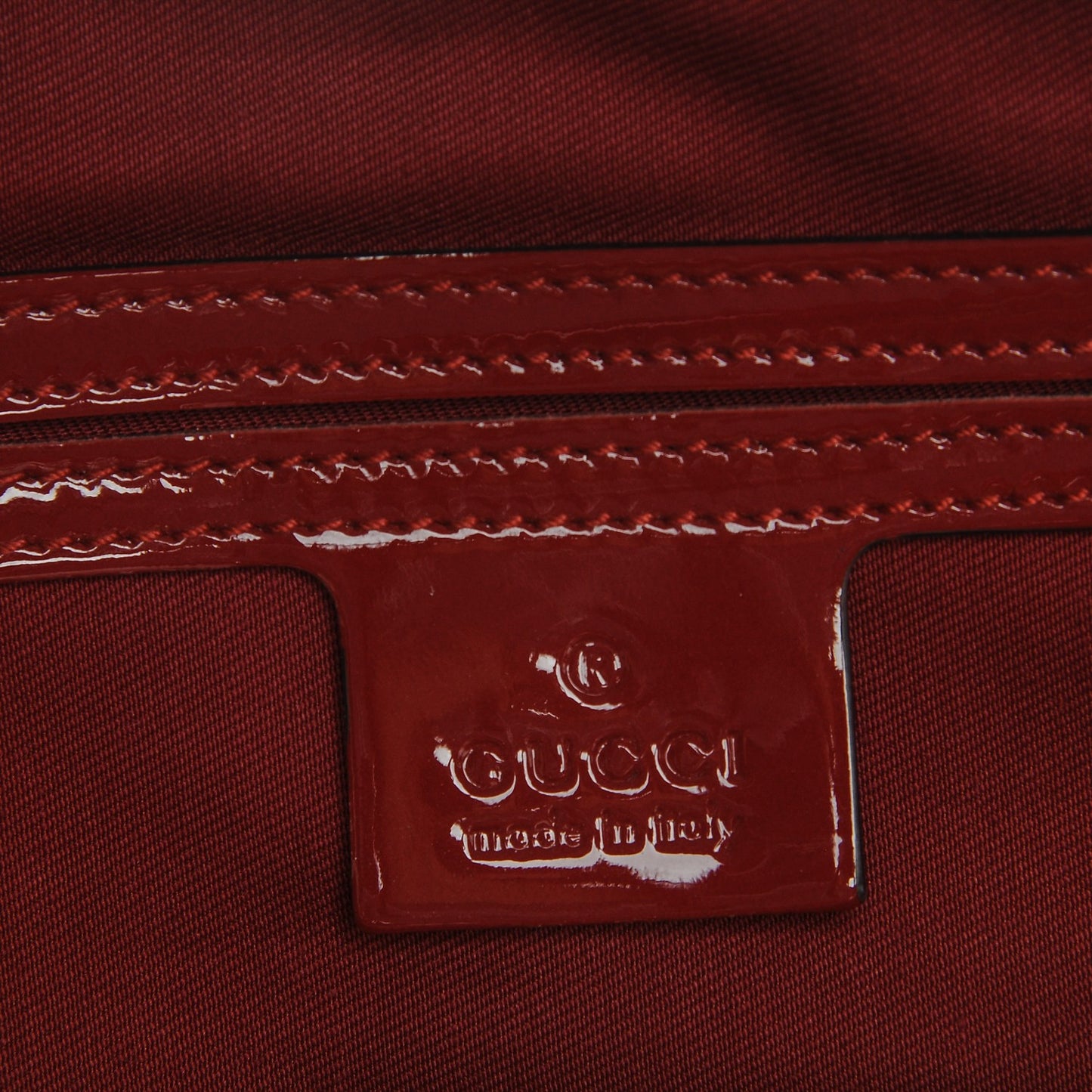 Patent GG Valentine Medium Joy Boston Red Gold