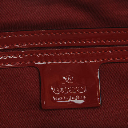 Gucci Patent GG Valentine Medium Joy Boston Red Gold 6 of 7