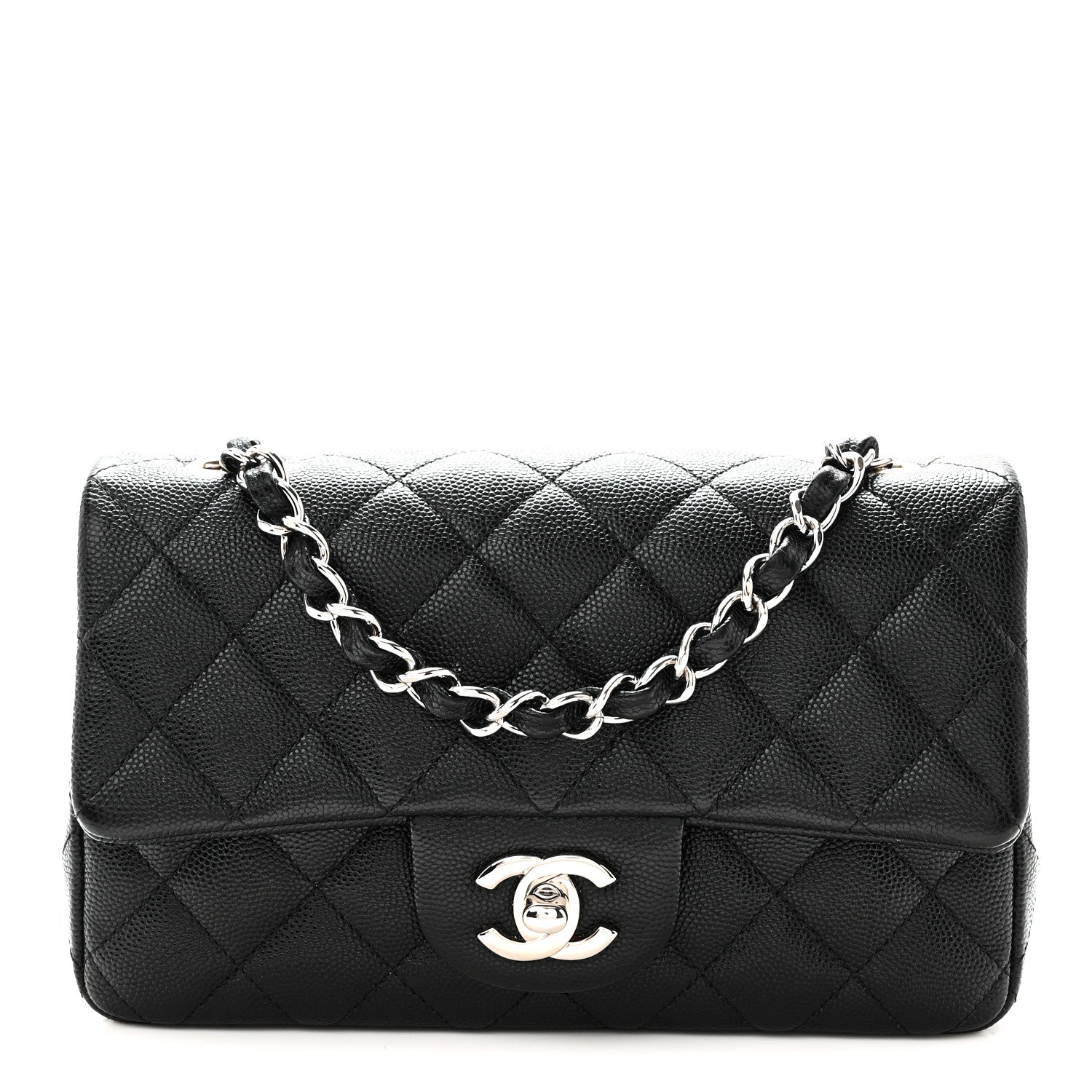 Chanel Caviar Quilted Mini Rectangular Flap Black 1 of 10