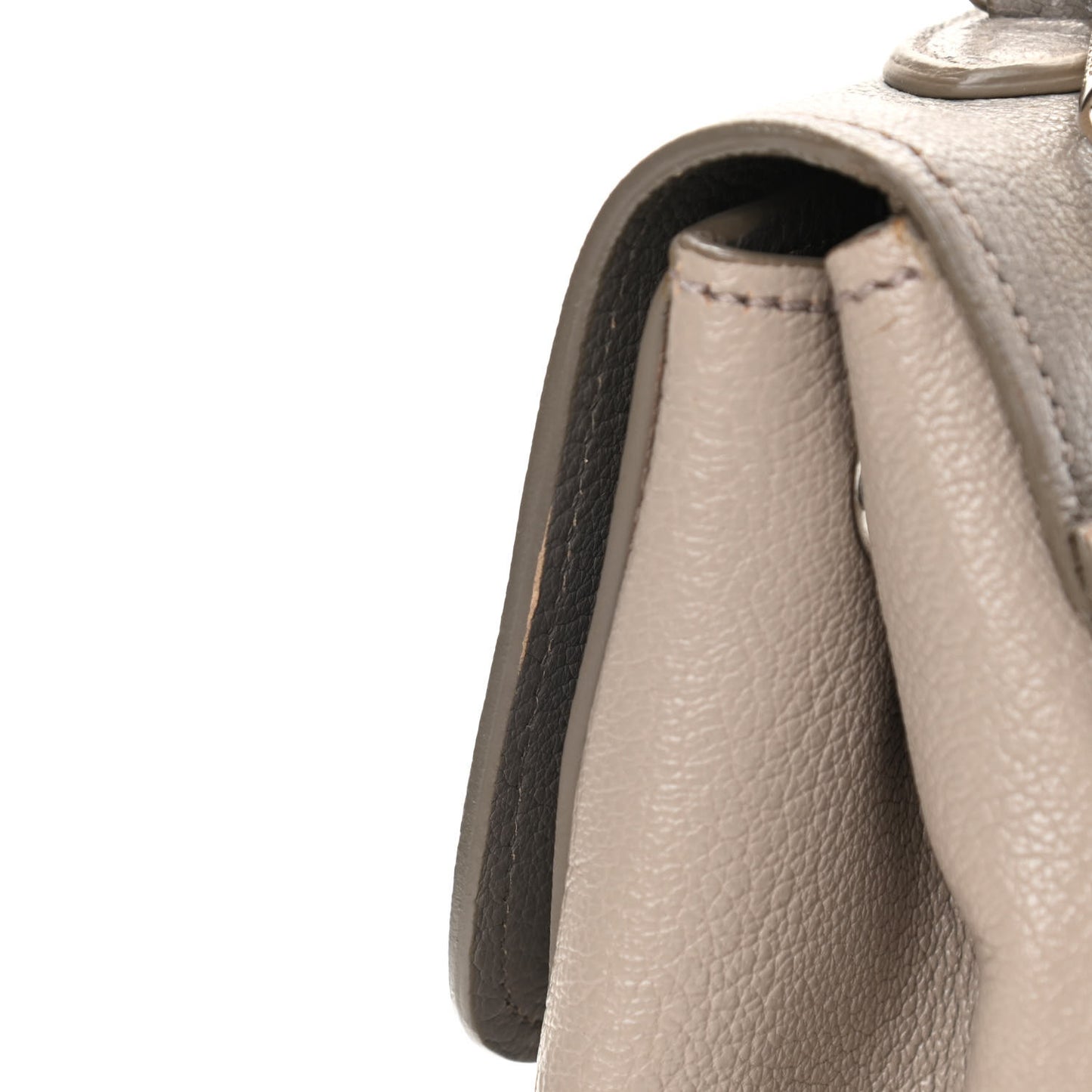 Madras Bicolor Top Handle Bag Pomice Argilla