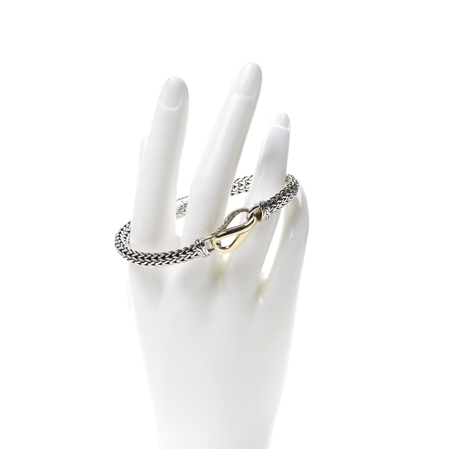 Sterling Silver 18K Yellow Gold Asli Chain Bracelet