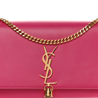 Saint Laurent Smooth Calfskin Medium Classic Monogram Kate Tassel Satchel Fuchsia 7 of 16