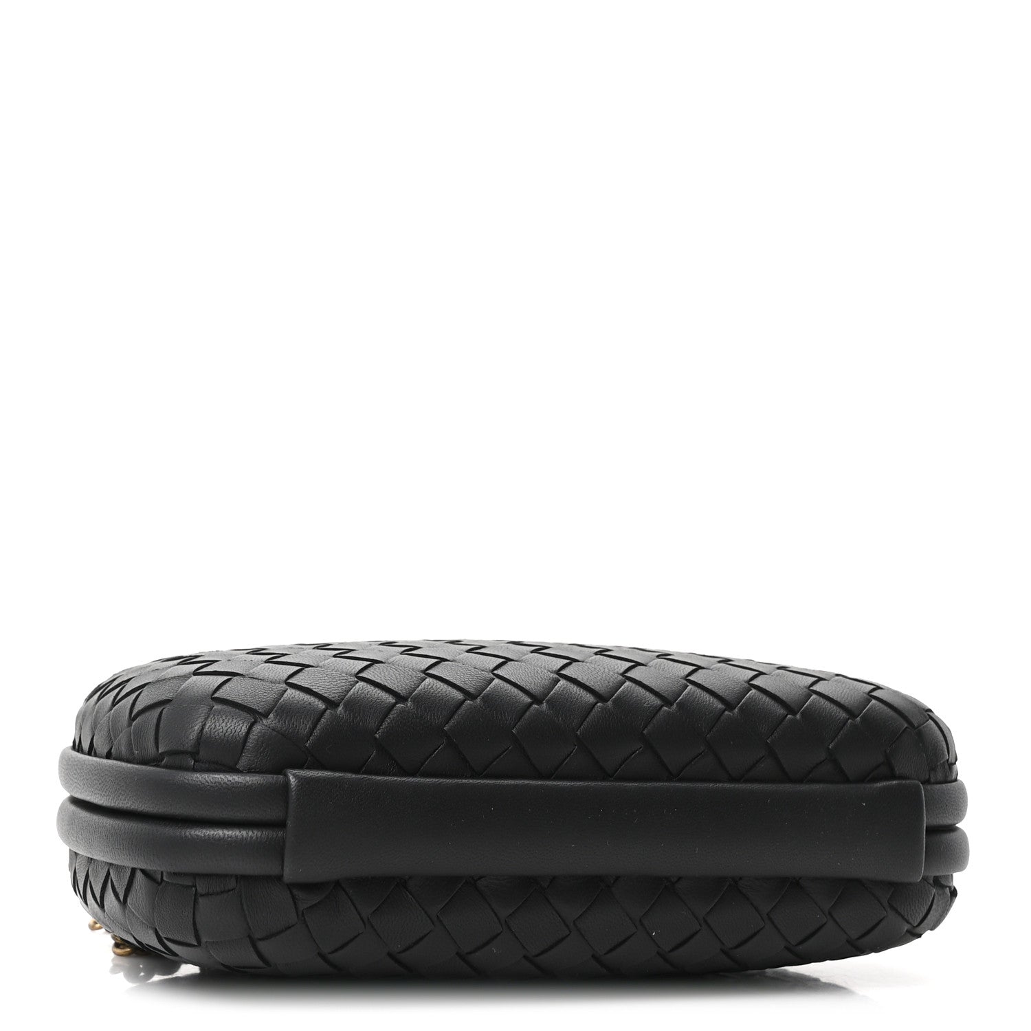 Bottega Veneta Nappa Intrecciato Chain Knot Clutch Black 4 of 9