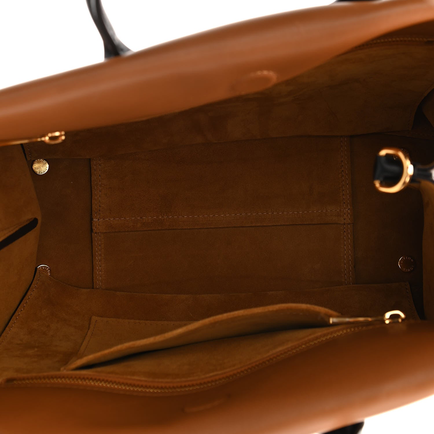 Louis Vuitton Monogram Cuir Orfevre Tote W PM Noisette 5 of 11