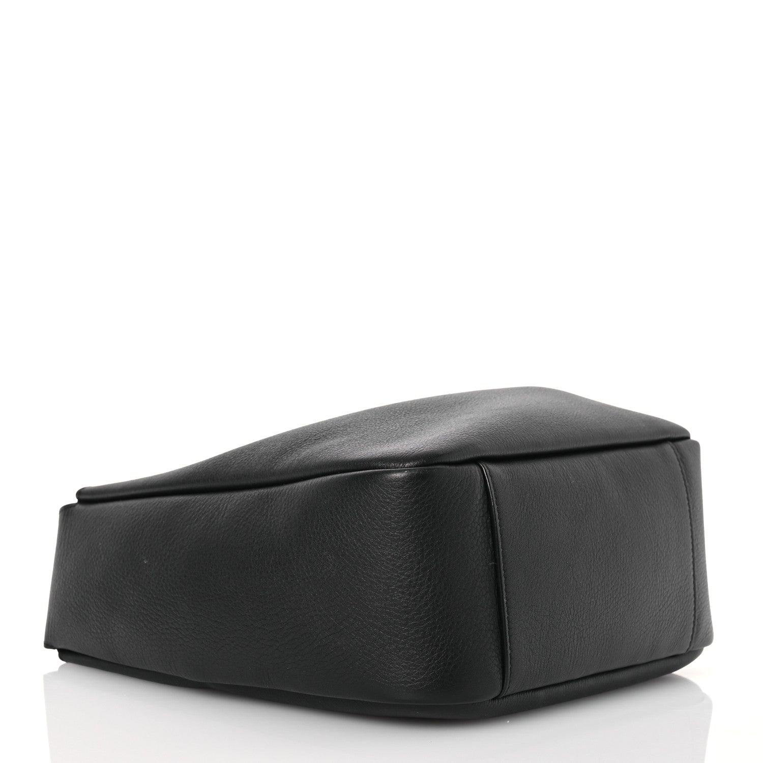 Saint Laurent Smooth Calfskin Small Le 5 A 7 Soft Hobo Black 4 of 17